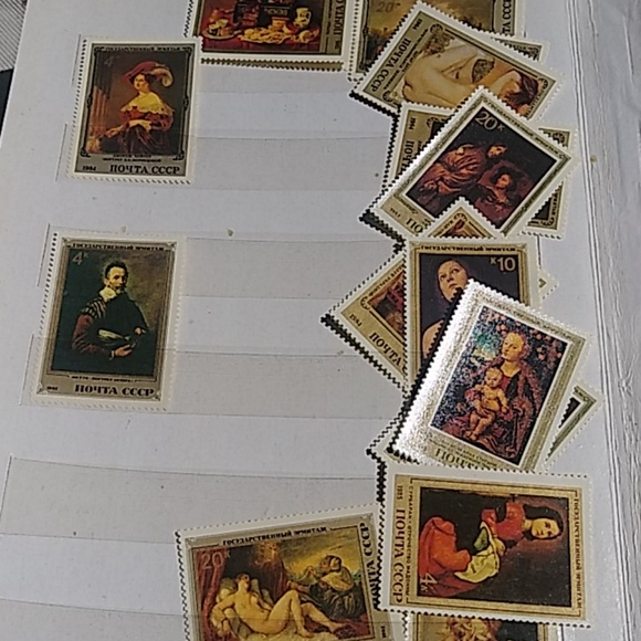 Vintage collector stamp book with stamps I… - Picture 8 of 8